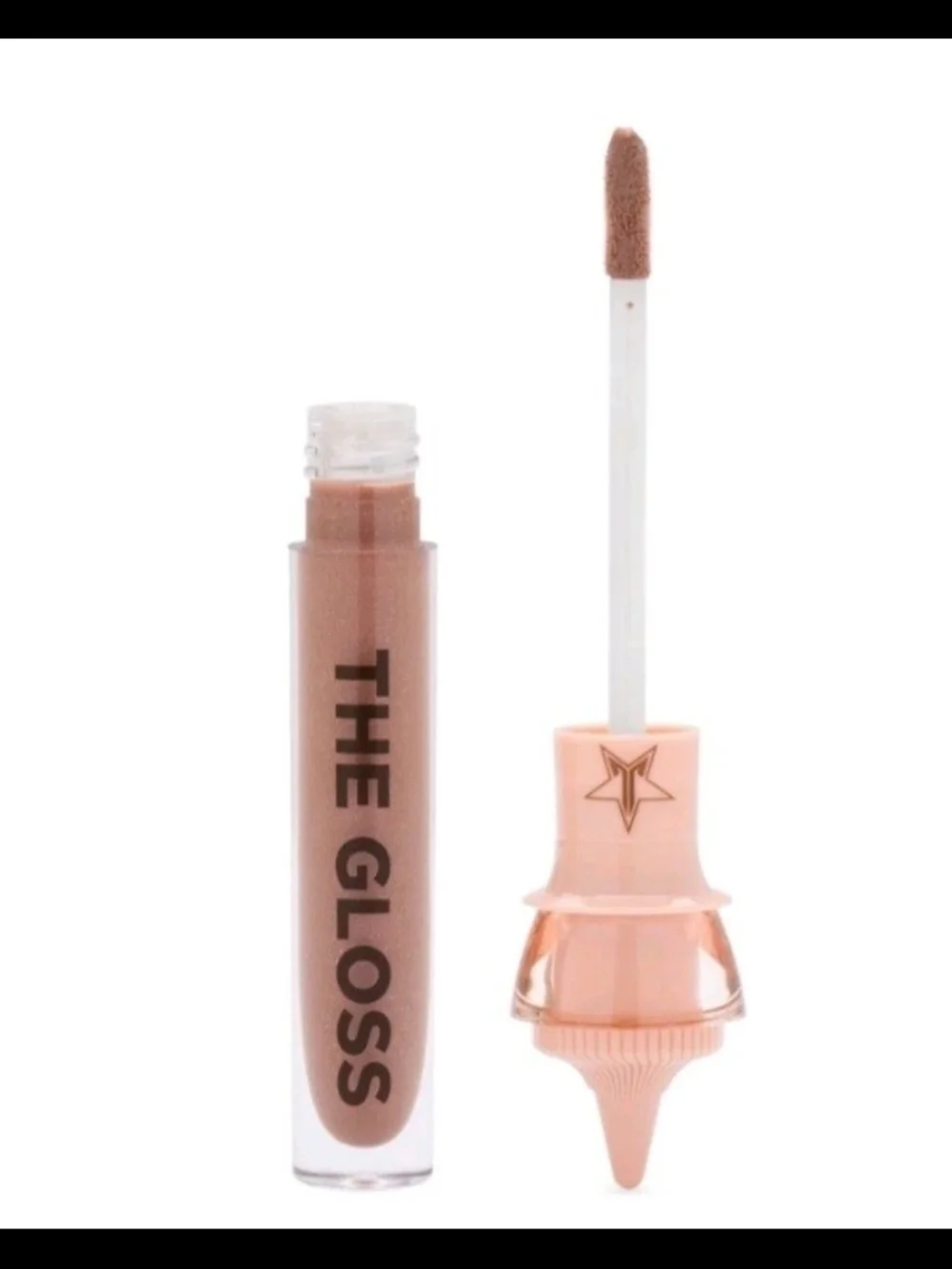 Jeffree Star Lip Balm & Gloss in Table Top (Mauve Pink with Gold Accents)